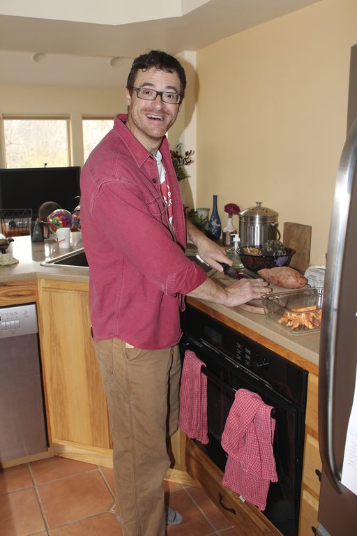 Making sweet potato fries.  Om nom nom! (Category:  Dogs)