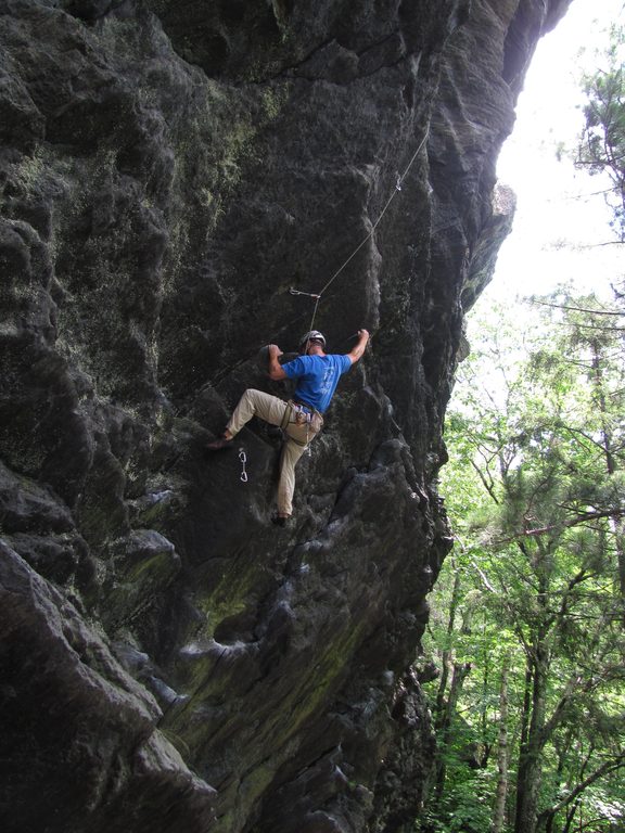 Me on Noodle. (Category:  Rock Climbing)