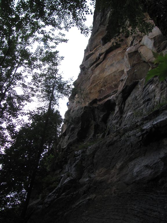 Me on Millennium Falcon. (Category:  Rock Climbing)