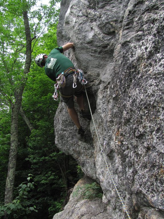 Me leading Niceland (Category:  Rock Climbing)