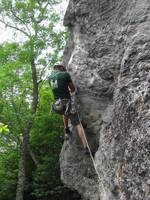 Me leading Niceland (Category:  Rock Climbing)