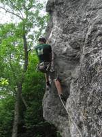 Me leading Niceland (Category:  Rock Climbing)