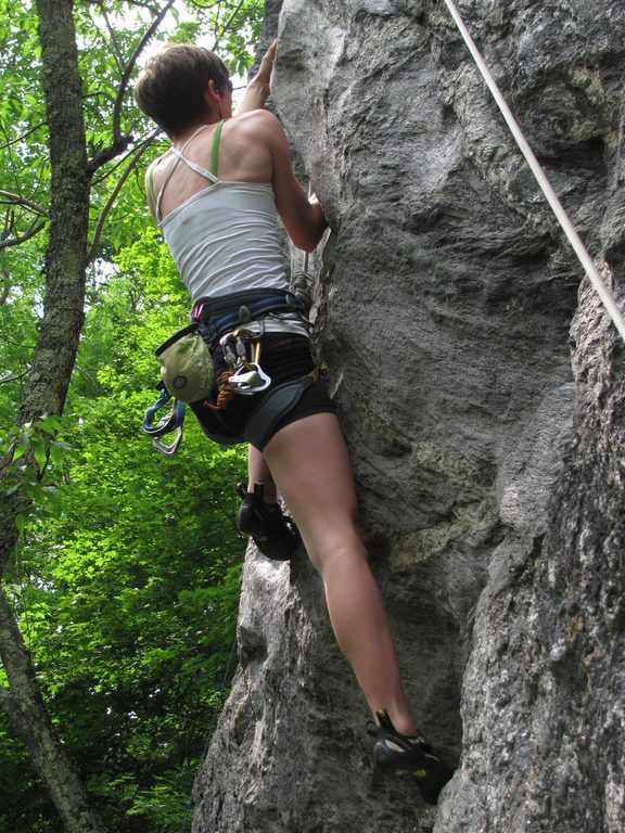 Anna on Swedish Girls. (Category:  Rock Climbing)