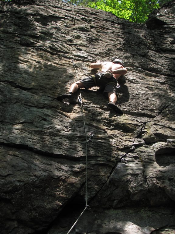 Me on Fucking the Dog. (Category:  Rock Climbing)