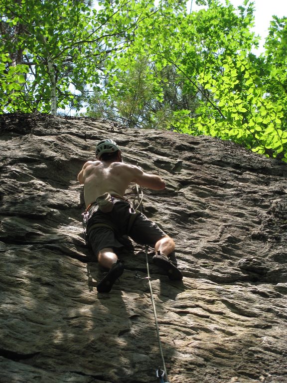 Me on Fucking the Dog. (Category:  Rock Climbing)