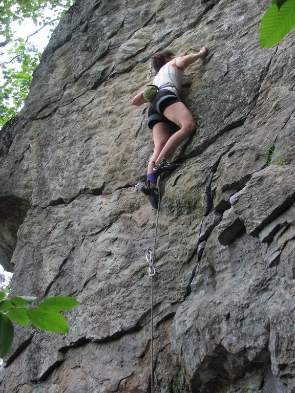 Anna on Fucking the Dog. (Category:  Rock Climbing)