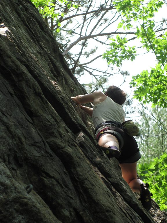 Anna on Fucking the Dog. (Category:  Rock Climbing)