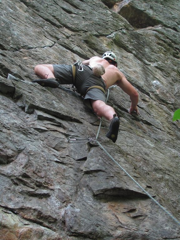 Me on Big Angler. (Category:  Rock Climbing)