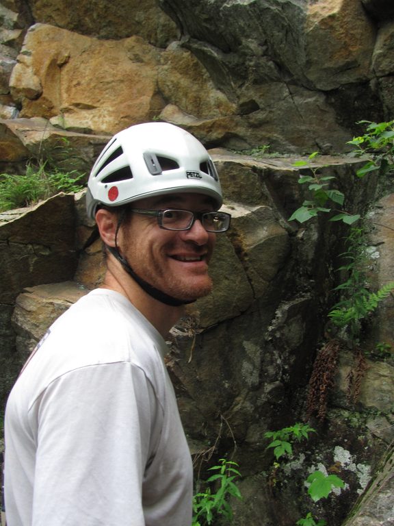 I'm only smiling because I don't realize what a pile of shit the next two climbs will be. (Category:  Rock Climbing)