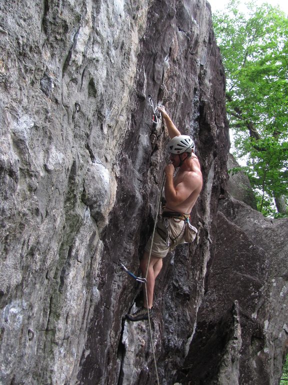 Me on Waimea. (Category:  Rock Climbing)