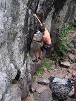 Anna on Waimea. (Category:  Rock Climbing)