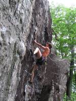 Anna on Waimea. (Category:  Rock Climbing)