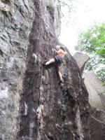 Anna on Waimea. (Category:  Rock Climbing)