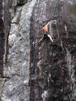Anna on Waimea. (Category:  Rock Climbing)