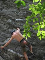 Yamin on Clusterphobia. (Category:  Rock Climbing)