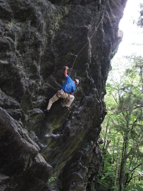 Me on Noodle. (Category:  Rock Climbing)