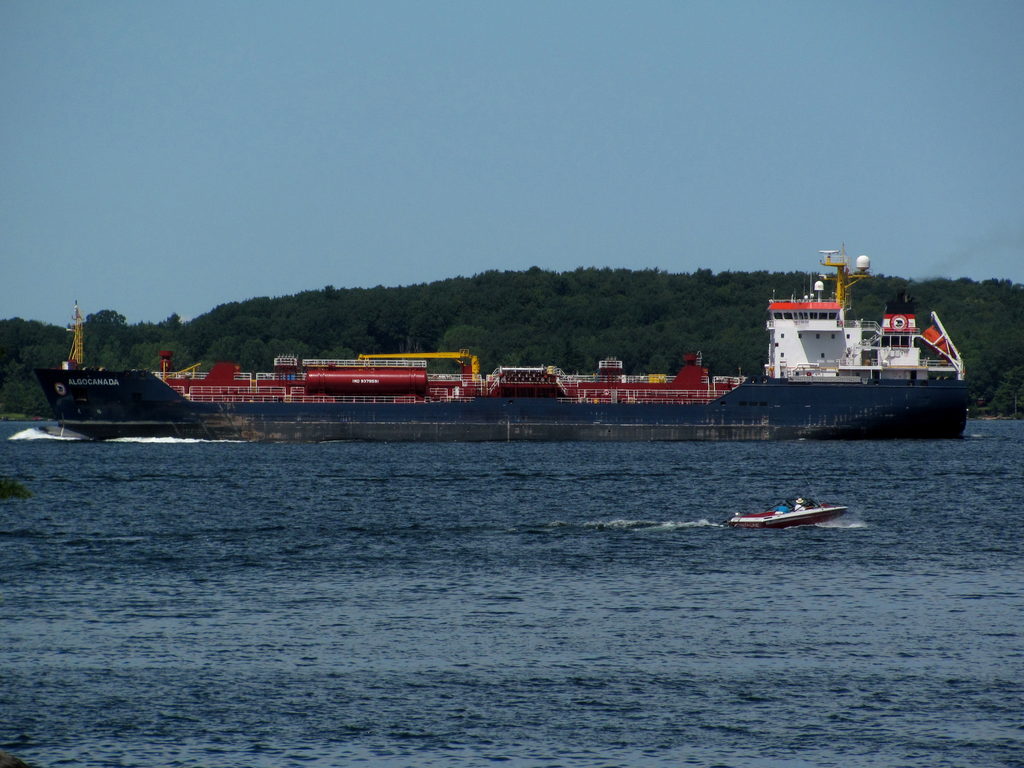 The only big ship we saw the entire time. (Category:  Paddling)