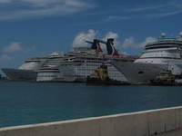 Five cruise ships. (Category:  Family)