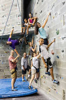 My whole family at the Lindseth Climbing Wall! (Category:  Family)