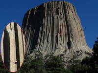 Climbers on El Matador. (Category:  Rock Climbing)