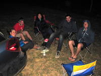 The Cornell crew!  Getting ready for an early bedtime :) (Category:  Rock Climbing)