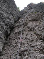 Adam on Ice Station Zebra. (Category:  Rock Climbing)