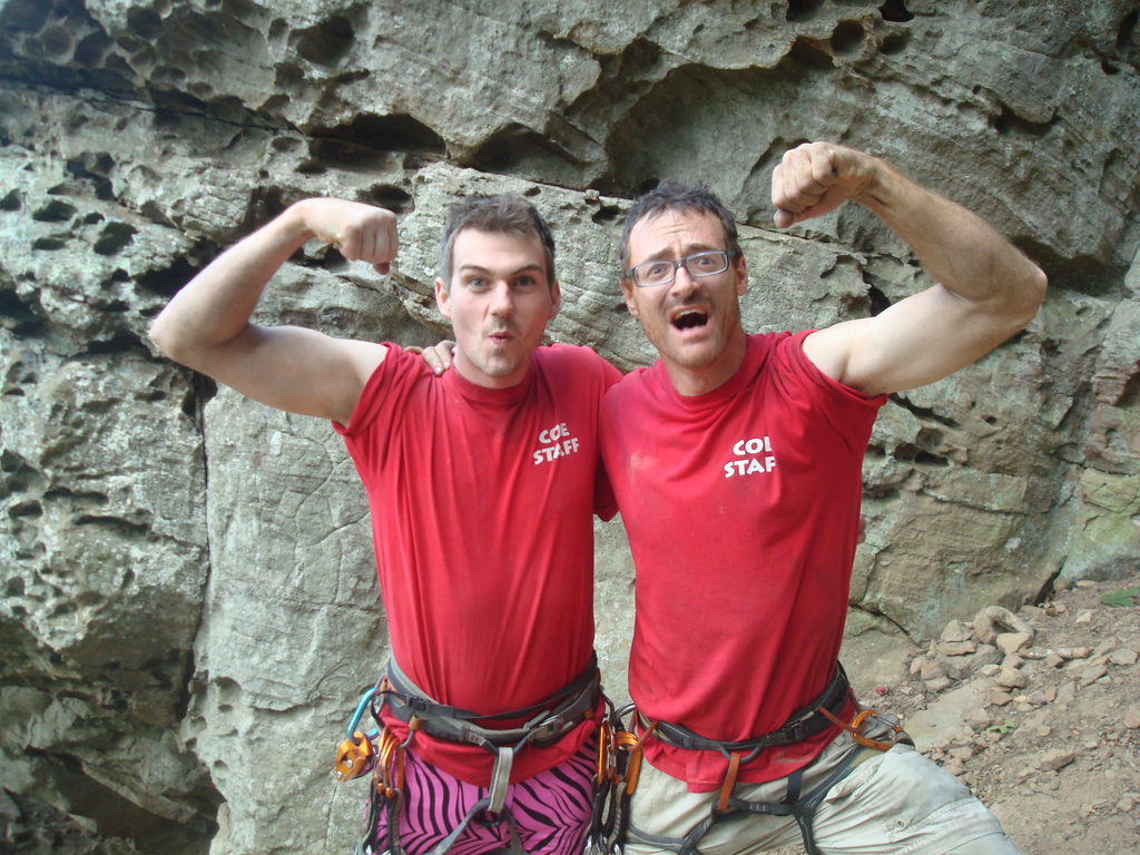 Are we still posing? (Category:  Rock Climbing)