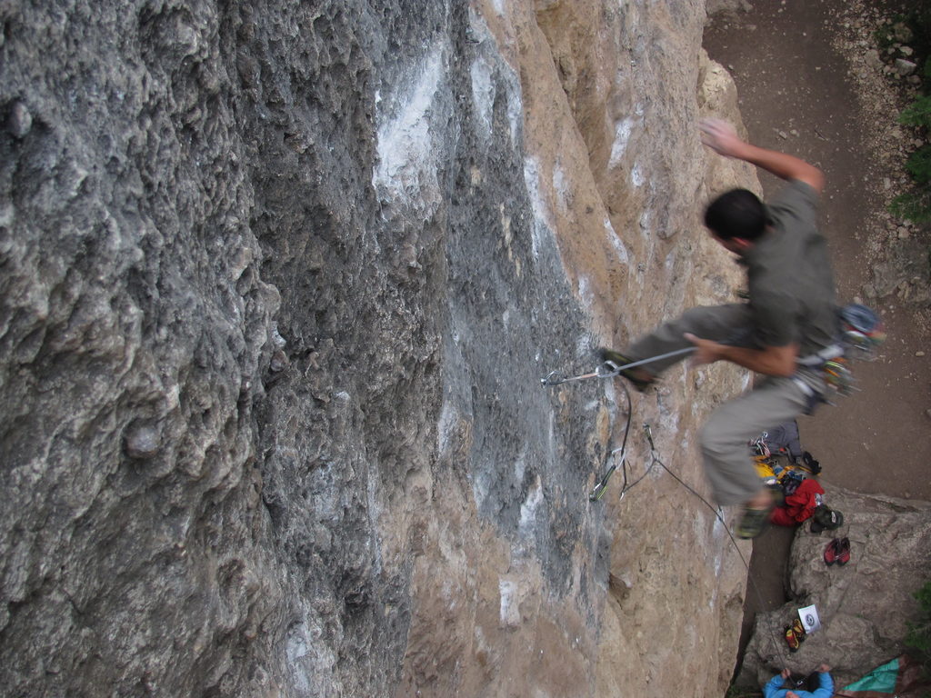 ...so I sometimes take pictures of other climbers... (Category:  Rock Climbing)