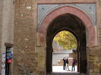 The Alhambra is over 1100 years old.  It contains a mix of styles from the various cultures that inhabited it over the years. (Category:  Travel)