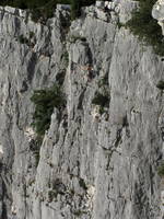 Jess climbing Fini au Pipi (Category:  Travel)