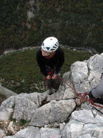 Emily heading down. (Category:  Travel)