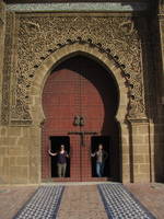 Leaving the mausoleum. (Category:  Travel)