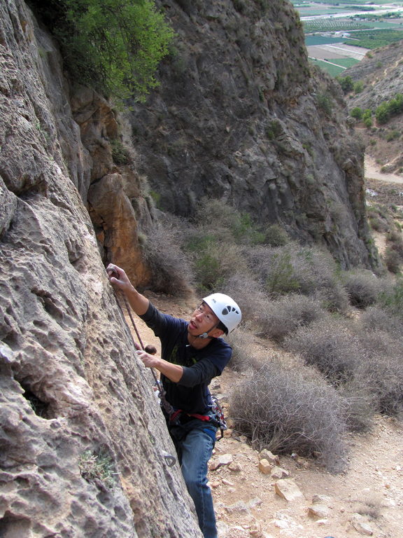 Chris on a warmup (Category:  Travel)