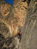 Jess climbing (Category:  Travel)