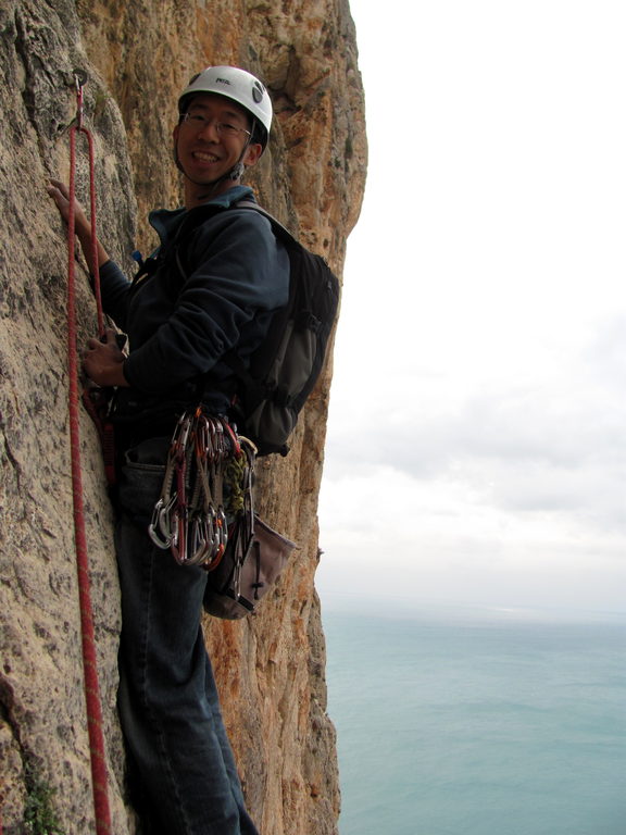 Chris on Penon de Ifach (Category:  Travel)