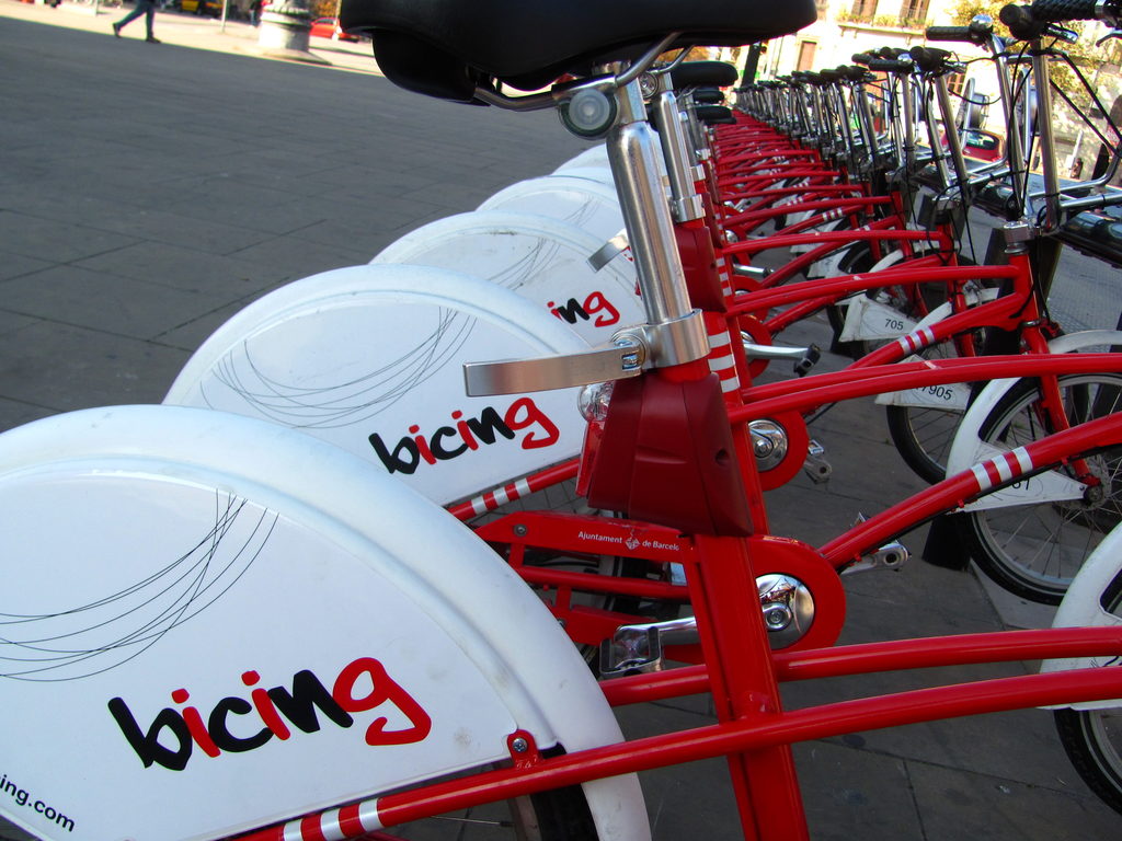 Barcelona bike share (Category:  Travel)