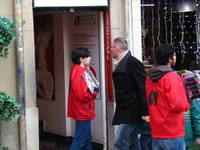 Old people looking offended by the Erotic Museum. (Category:  Travel)