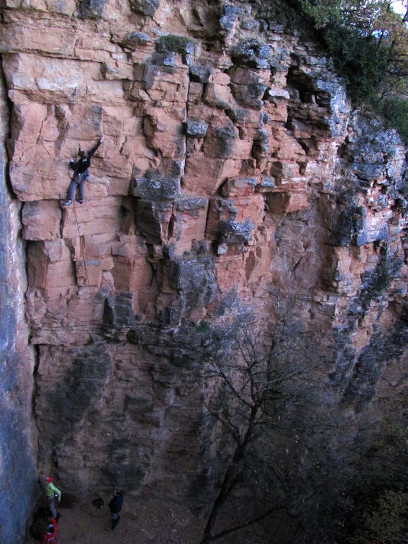 Emily leading a route. (Category:  Travel)