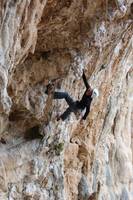 Chris climbing Poema de Roca (Category:  Travel)