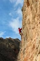 Me climbing at Callosa. (Category:  Travel)