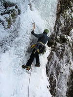 No, it is a serious lead. (Category:  Ice Climbing)