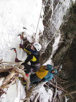 Sammy climbing (Category:  Ice Climbing)