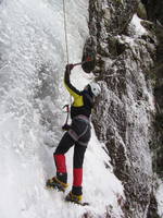 Sammy climbing (Category:  Ice Climbing)