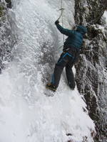 Bruce climbing (Category:  Ice Climbing)