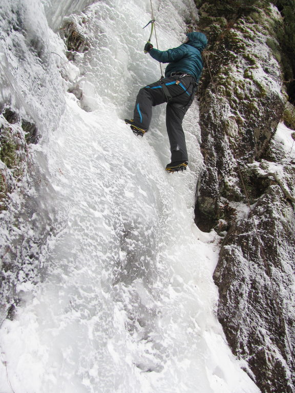 Bruce climbing (Category:  Ice Climbing)