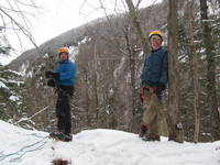 Adam and Tony. (Category:  Ice Climbing)