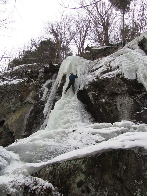 Me climbing. (Category:  Ice Climbing)