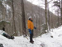 Me belaying. (Category:  Ice Climbing)