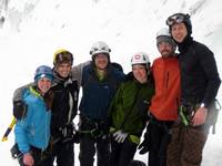 Gretchen, Kenny, Me, Anna, Rob, Yamin (Category:  Ice Climbing)