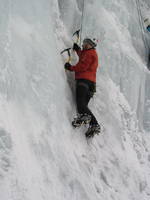 Rob climbing (Category:  Ice Climbing)